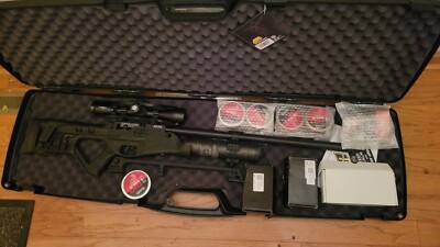 Hatsan Blitz .25 Full Auto Air Rifle HGBLITZ2 W/Scope W/silencer 5 Clips Diablo