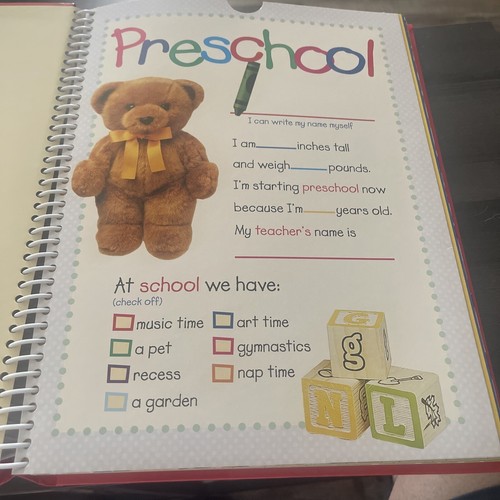 School Memories Keepsake Photo Album Scrapbook Preschool Through 12th Grade - Picture 2 of 11