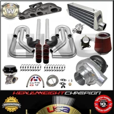 Turbo Kit T3/T4 for 94-02 Honda Accord CL F22B F23A FMIC PK WG BOV Manifold BK