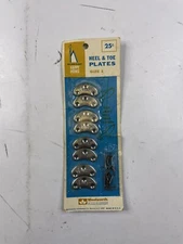 VINTAGE SHOES WOOLWORTH HAPPY HOME HEEL & TOE PLATES UNOPENED PACKAGE 8 Pieces