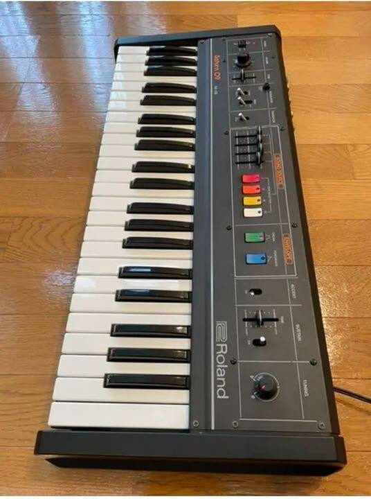 希少品 Roland シンセサイザー Suturn SA-09 ハードケース付 Roland SA-09 Saturn 09 Synthesizer Keyboard Vintage Music