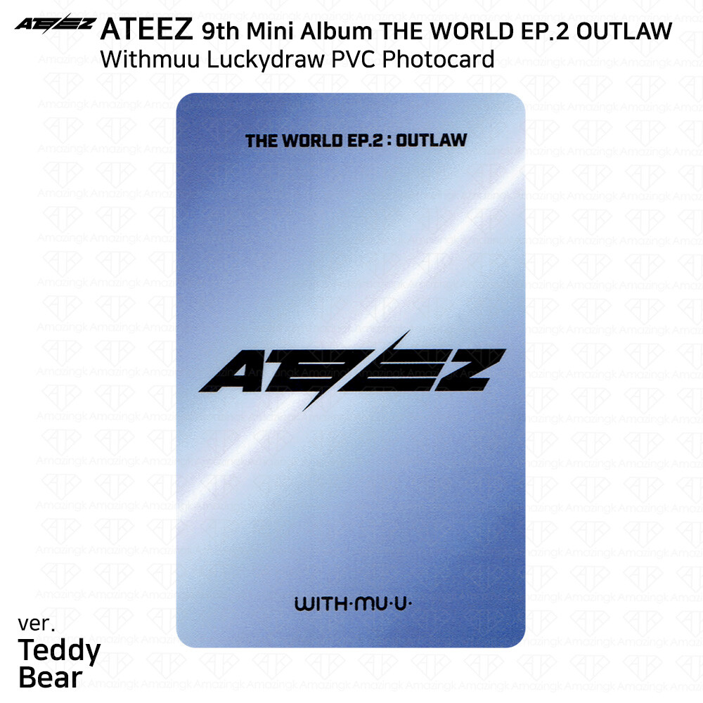 ATEEZ 9th Mini Album THE WORLD EP.2 OUTLAW Lucky Draw PVC