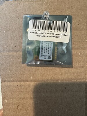 HP Probook 6475b WiFi Wireless PCI-E Card Atheros AR5B125 PB75G65597