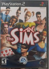The Sims (Sony PlayStation 2, 2003) CIB Complete Black Label In Rental Case