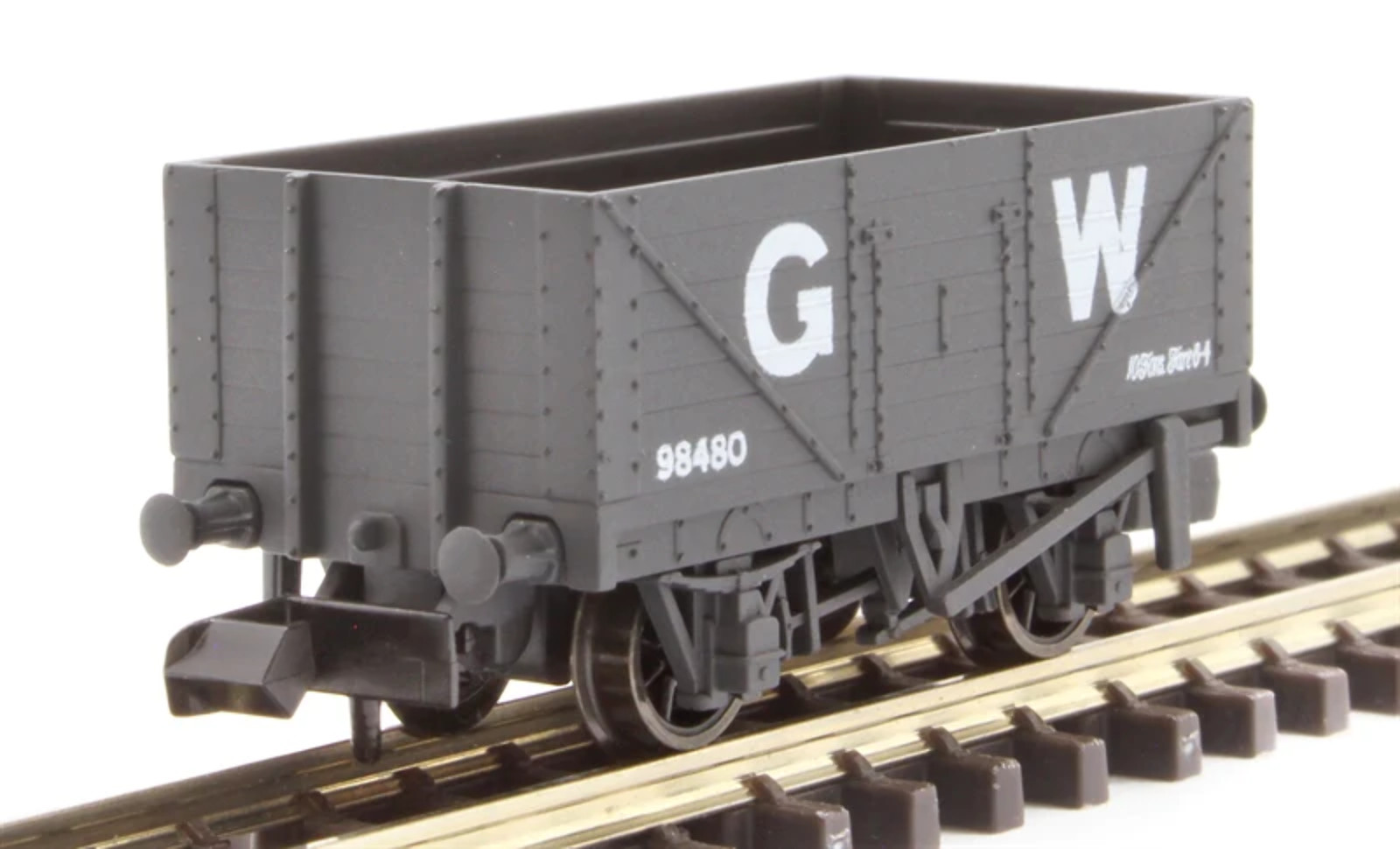 Peco NR7000W N Gauge 7 Plank Open Wagon GWR Grey