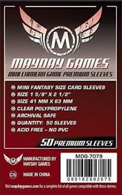 500 Mayday Premium Mini Chimera 43 x 65 Board Game Sleeves - 10 Packs 7079 - Bre