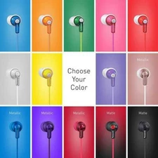 PANASONIC ErgoFit In-Ear Earbud Earbuds HJE120-TCM125 MANY COLORS NEW 