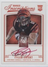 2013 Panini Elite Rookie Inscriptions Red Ink Tyler Eifert #21 Auto 2r8