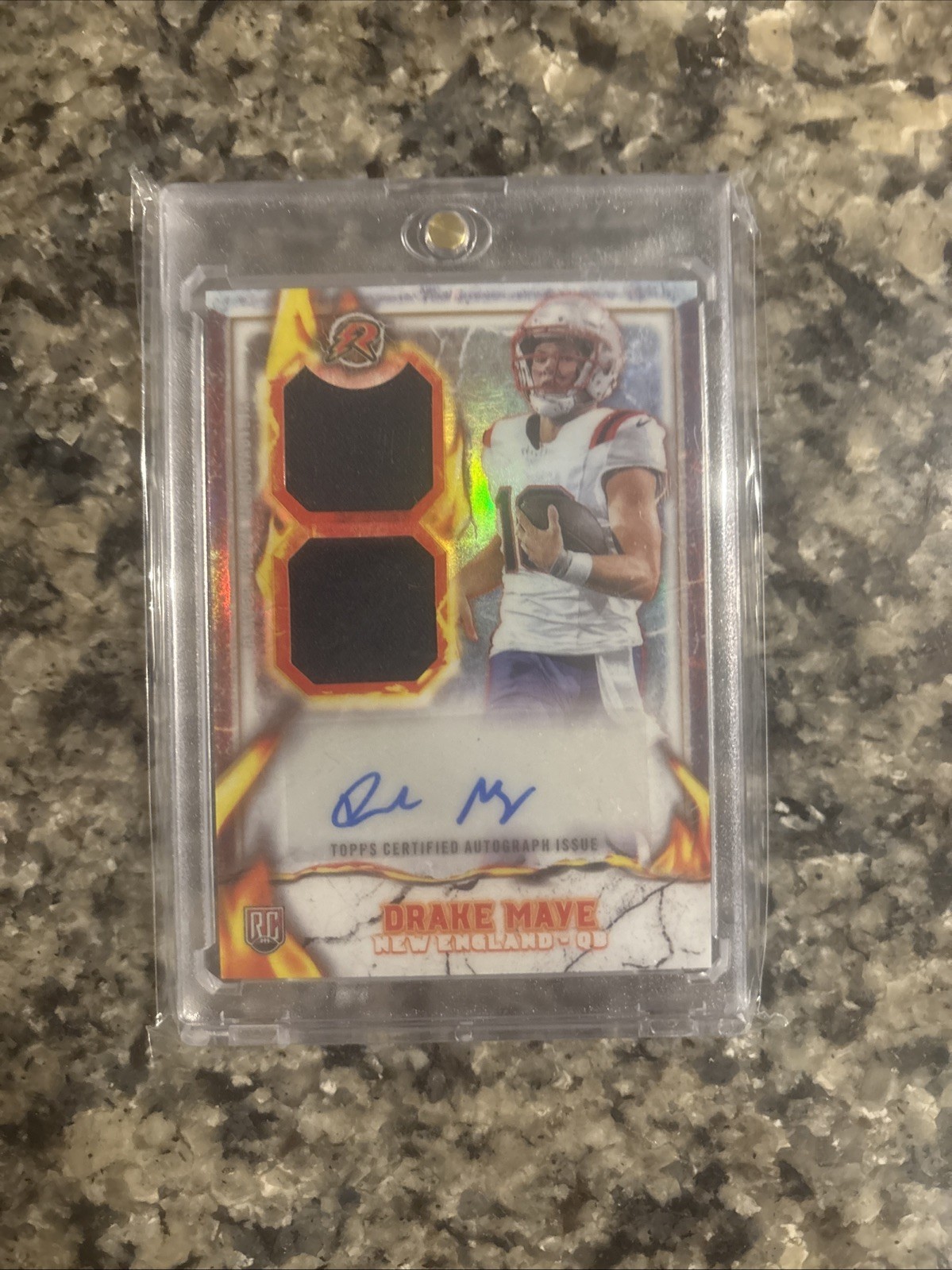 2024 Topps Resurgence - Ignite Rookie Patch Autographs Drake Maye