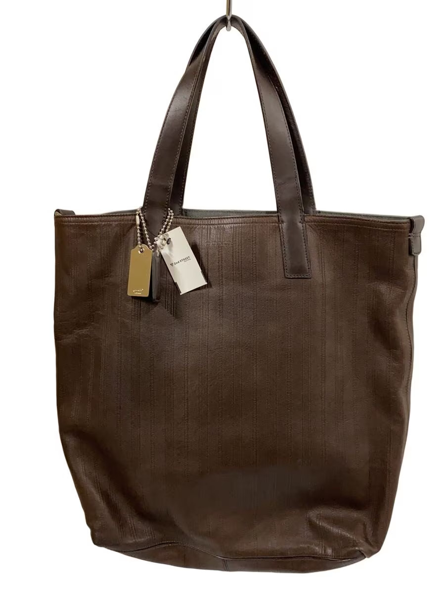 COACH tote bag leather BRW