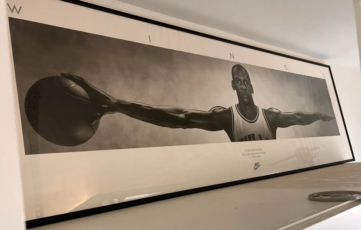 Original 1989 Michael Jordan Nike Poster 