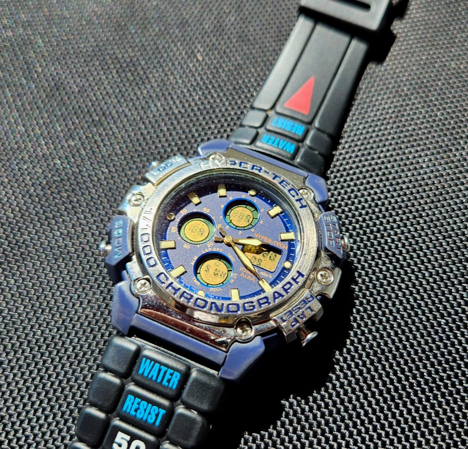 1/1000 Chronograph V083-7010 HYTER-TECH Alba ana-digi - vintagewatches.pk