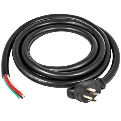 Bare Wire Extension Cord 50A 25ft NEMA 14-50P 12500W STW Cable