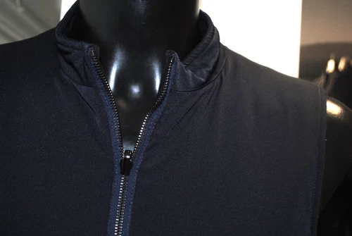 KIRED BY KITON NAPLES REVERSIBLE SLEEVELESS 1250.00 POSTER. SIZE 54 PURE CASHMERE image 4
