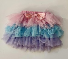 Adorable Kids' Tiered Tulle Skirt with Pink Bow