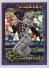 2024 Topps Chrome Logofractor Edition Purple Refractor /250 Ke'Bryan Hayes ut4