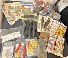 Life Like HO Scale HUGE LOT , tracks, signs, trees cars, bridges parts