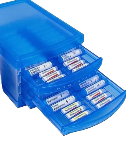 Boiron Homeopathy Storage Container Holds 48 Tubes / Vials 3 Drawer Case