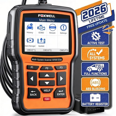 #ad Foxwell NT510 Elite Bi directional All System OBD2 Scanner Diagnostic Scan Tool $142.00