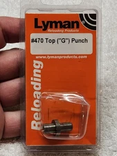 Lyman #470 Top “G” Punch – NIB – For #450 / #4500 Sizer-Lubricator –...