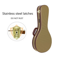 Crossrock Deluxe Holz-Hartschalenkoffer f&uuml;r A-Style Mandoline