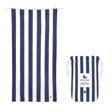 Beach Towel Quick Dry Sand Free 200x90cm Lightweight Recycled Dock Bay Compact