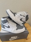 Nike Air Jordan 1 Retro High OG Stealth White Gray Mens Sz 9.5 Brand New