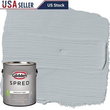 Low VOC Washable Interior Paint  Primer Grey Eggshell Mildew Resistant 1 Gallon