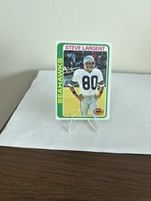 1978 Topps - Steve Largent #443 Seahawks Football Card VG
