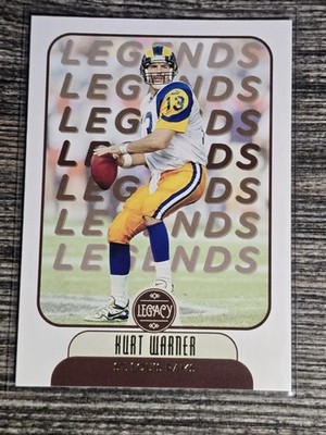 2021 Panini Legacy Football Legends Kurt Warner #102 Rams HOF - Pack Fresh NRMNT