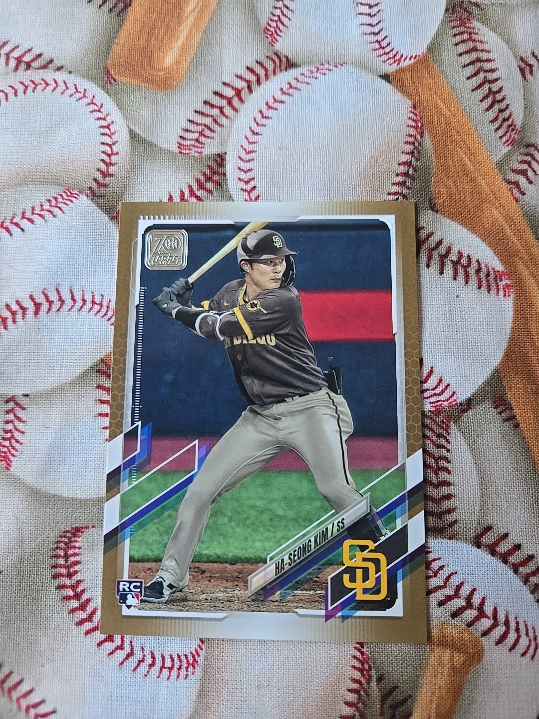 2021 Topps - Ha-Seong Kim #398 Gold /2021 (RC)