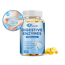 120Digestive Enzymes Prebiotic  Probiotics Gas,Constipation,Bloating Relief