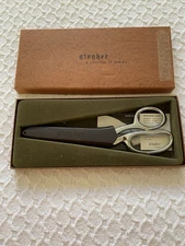 Pristine Sharp Vintage Gingher 6 Inch Scissors with Original Box and Sheath!!!