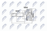 Nty Gelenksatz, Antriebswelle NPZ-TY-056 FüR Toyota