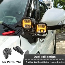 A-pillar Spotlight Quick-release Bracket For Nissan Patrol Y62armada 2017-2024