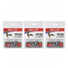 3pk Eagle Claw WRSS-5 Reusable Split Shot Fis...