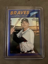 2026 Topps Heritage Austin Riley #271 Dark Blue Parallel 71/150 Atlanta Braves