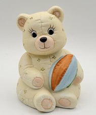 Vintage Teddy Bear Nursery Night Light Lamp Karen Barson Creations Taiwan