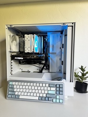 Custom White Gaming PC RGB | Work, Editing, Streaming, Gaming