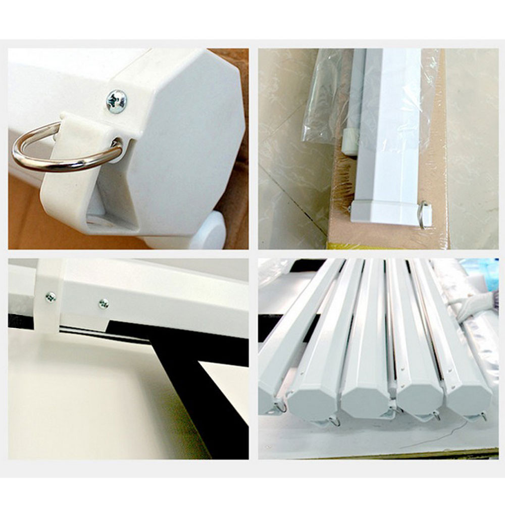 100" Motorized Projector Screen, 4:3 Aspect Ratio, Remote Control