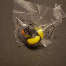 Dutch Bros March Madness Black & Yellow Mini Rubber Duck 92  New 
