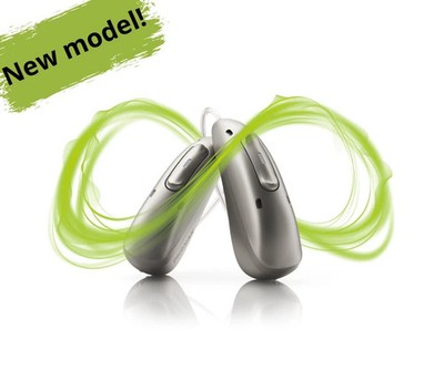 Brand New P hona k AudeoInfinio Sphere I50 RIC R with Charge & Go Hearing Device