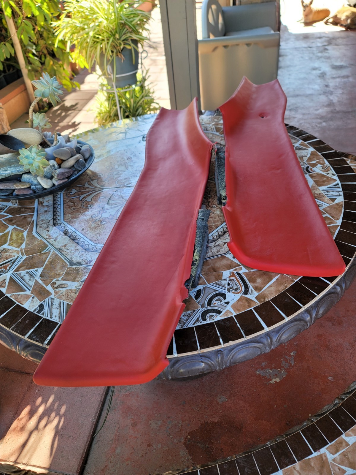 Ferrari 458 LH and RH Front Door Insert Panel Set  (ROSSA corsa) - P/N 81895000