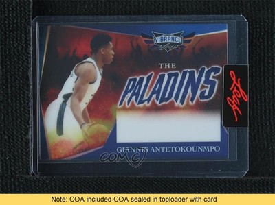 2023 Leaf Vibrance The Paladins 1/1 Giannis Antetokounmpo #TP-GA1 READ 0c3