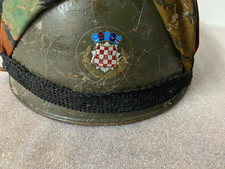 Schweizer M48/62 Stahlhelm Kroatien 1990 Gr. B / 58 Croatian Army