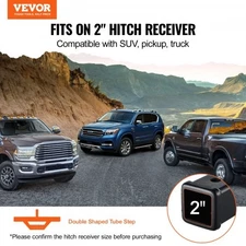 VEVOR Hitch Step for 2 Inch Receiver, Strong Steel Construction with 300 LBS Loa
