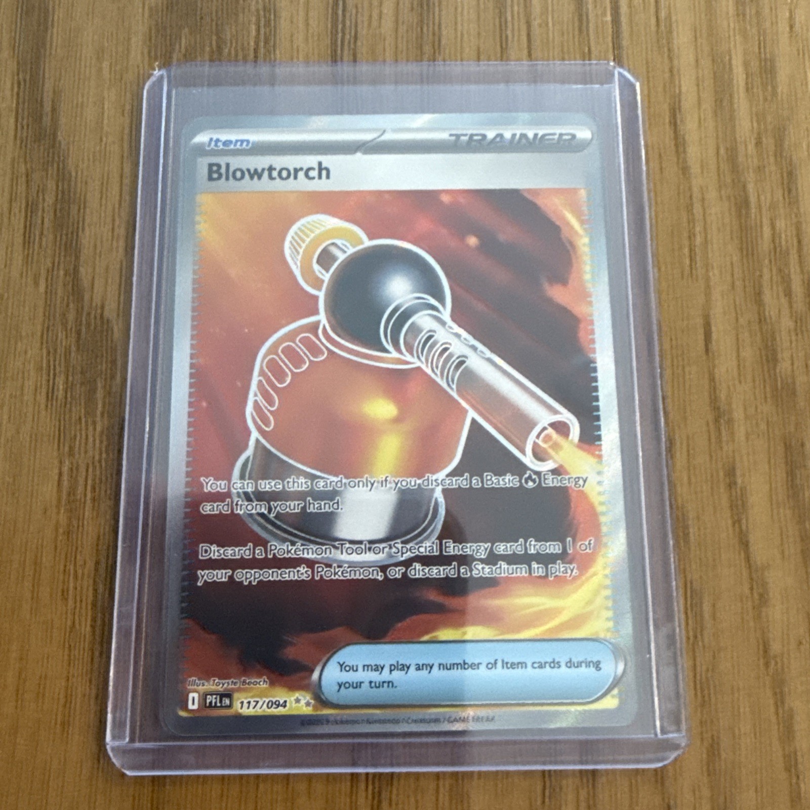 Blowtorch Ultra Rare ME02: Phantasmal Flames 117/094 LP-NM