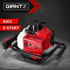 Giantz Post Hole Digger 63CC Motor Only Petrol Hand Engine Diggers E-start Red