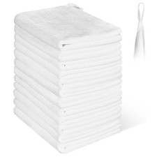 12 Pack Microfiber Wash Cloth, 12x12 Inch Highly Absorbent and Soft Feel Fing...