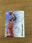 Jerry Stackhouse 1997 97-98 Skybox Autographics Auto Autograph